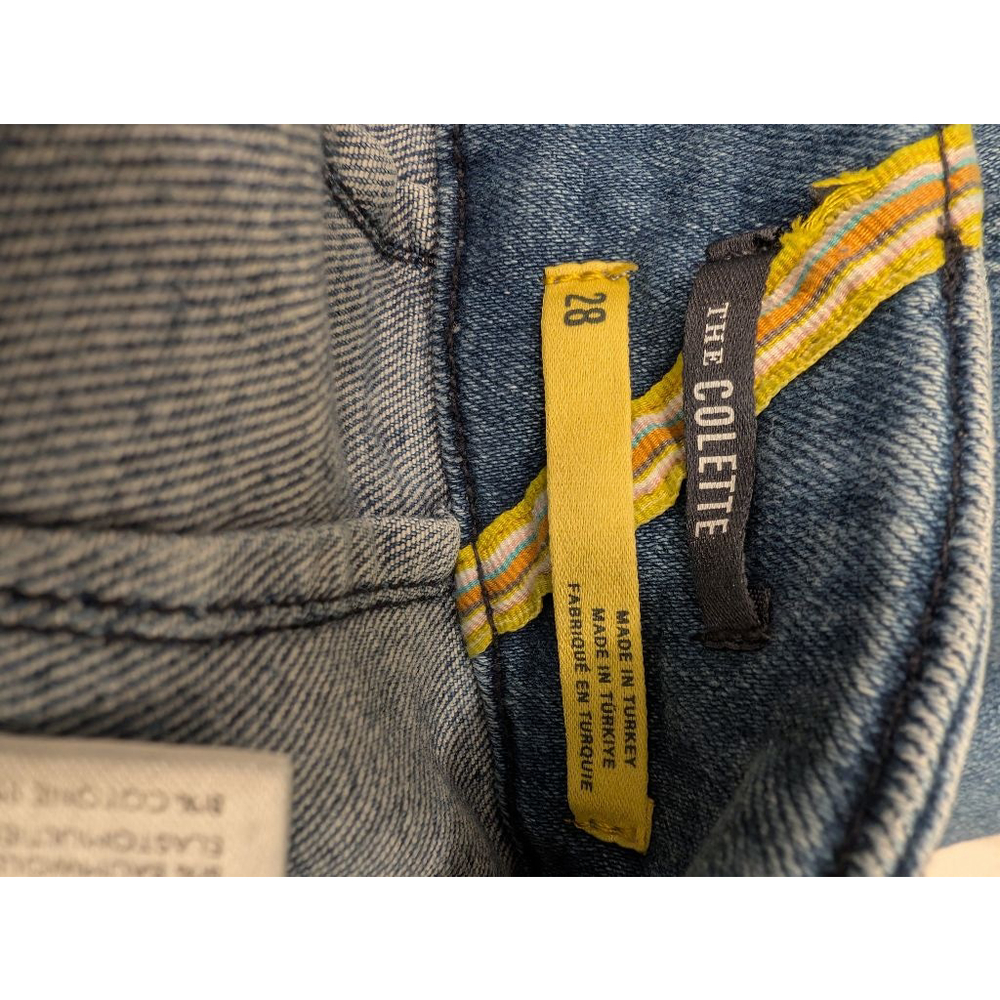 Women's Maeve by Anthropologie Blue Colette Wide Leg Jeans Size 28 - Picture 6 of 10